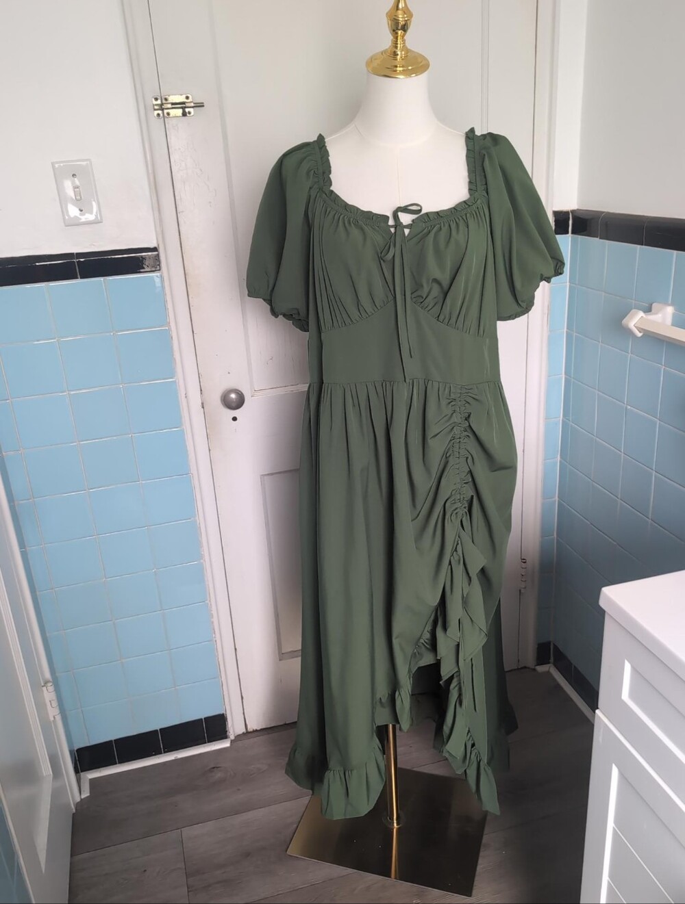 Scarlet Darkness Green Renaissance High Low Dress 2XL